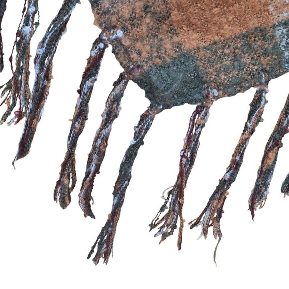 Autumn Fall Cozy Fringed Wrap Scarf ALTARD STATE Shawl Green Orange Wine 75 x 33 - Picture 10 of 15